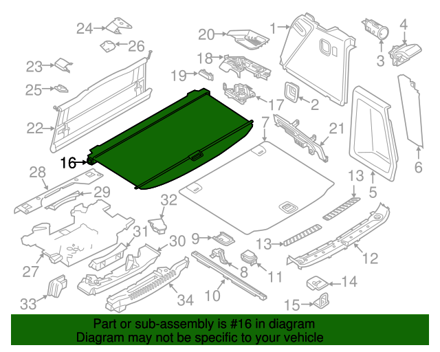 20182021 BMW X3 Tonneau Cover 51477471986 XportAuto