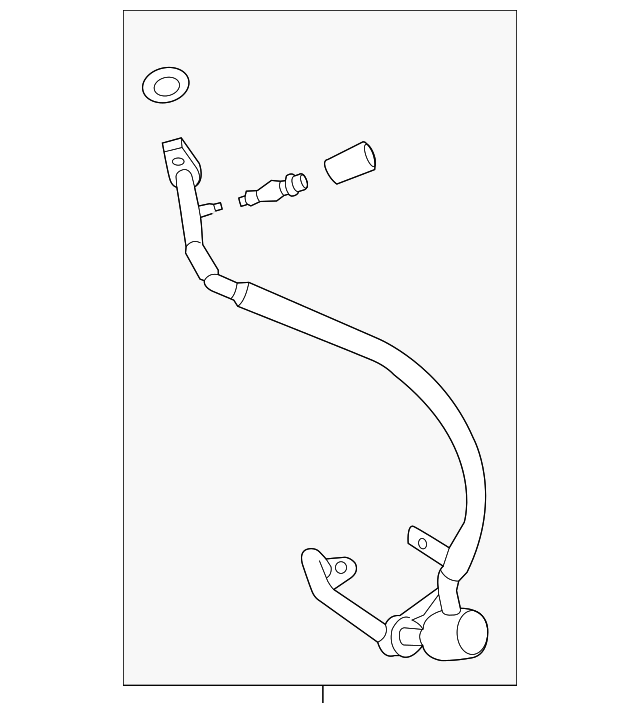 Motorcraft™ A/C Refrigerant Suction Hose - Ford (YF-37363)