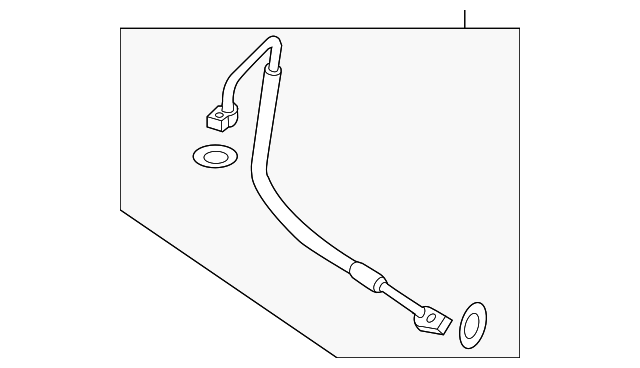 Motorcraft™ A/C Refrigerant Discharge Hose - Ford (YF-37362)