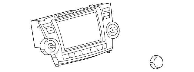 Radio Control Unit - Toyota (86120-48M50-C0)