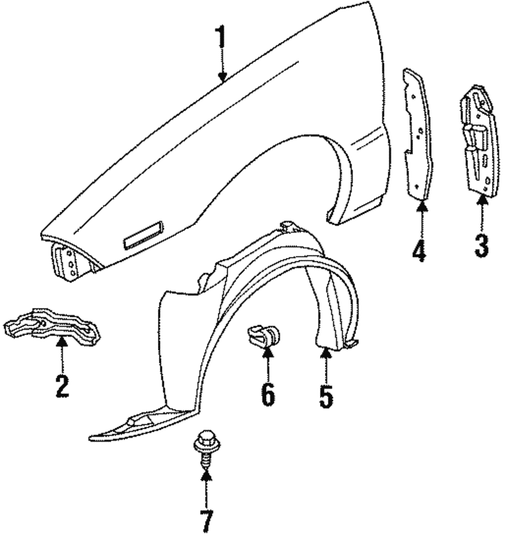 Fender Assembly, Front - GM (12356156)