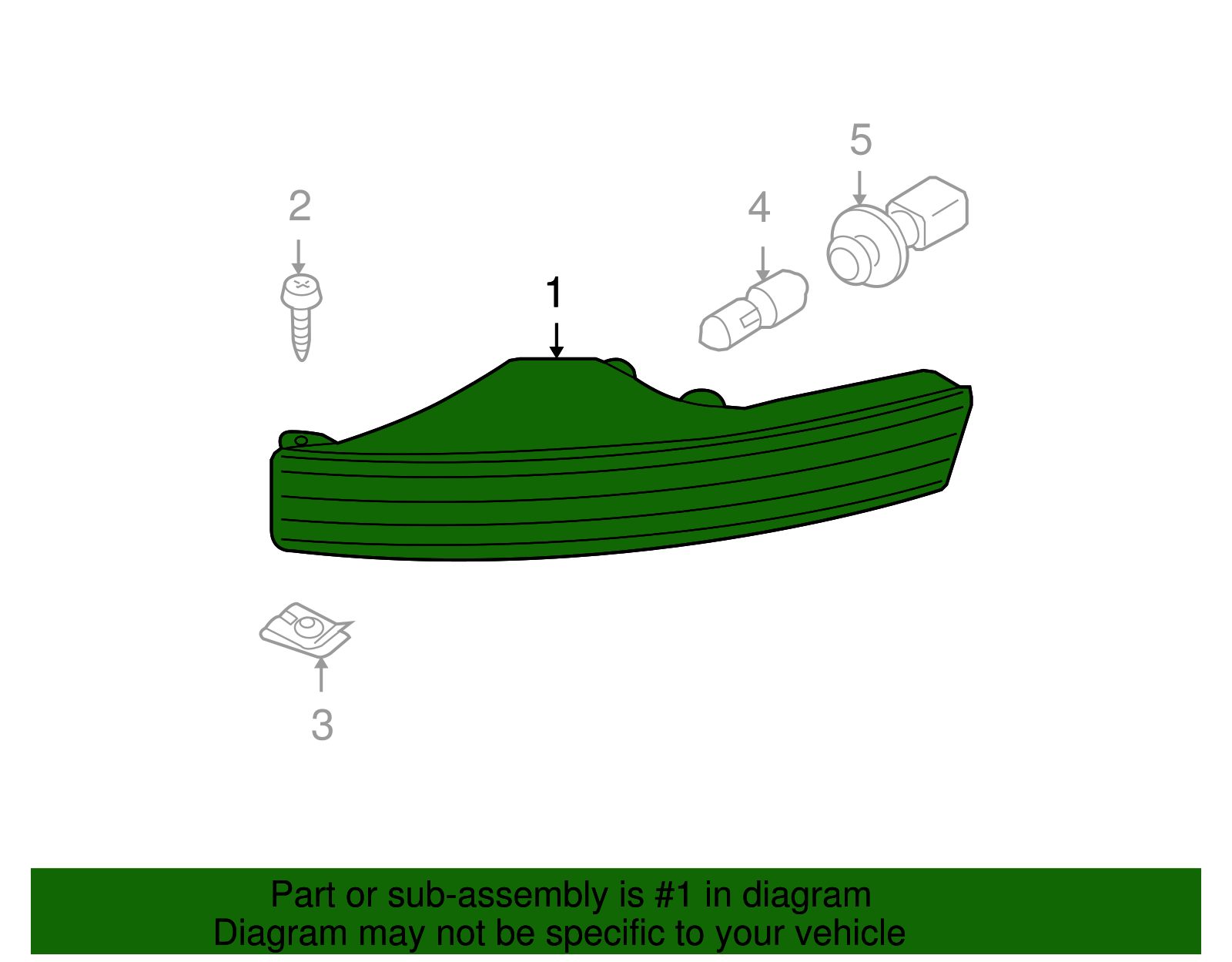 Signal Lamp 3C0-953-041-K