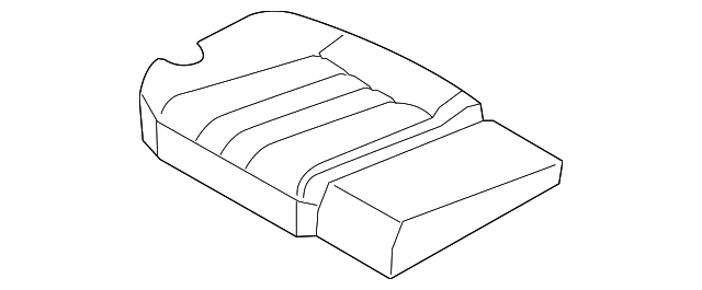 Rear Right Genuine Hyundai 89460-3NAA0-XIT Seat Back Covering Rear Right Genuine Hyundai 89460-3NAA0-XIT Seat Back Covering