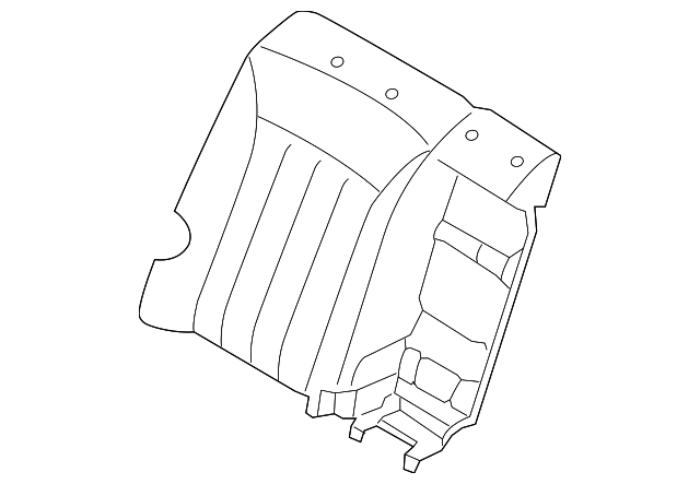 Rear Right Genuine Hyundai 89460-3NAA0-XIT Seat Back Covering Rear Right Genuine Hyundai 89460-3NAA0-XIT Seat Back Covering