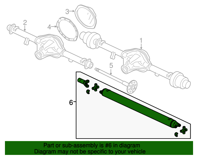 84675732 Drive Shaft 20032020 GM Chevrolet Parts Direct