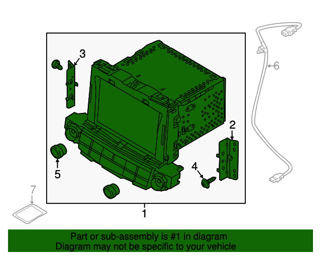 96560D32114X GPS Navigation System 20162018 Hyundai Tucson