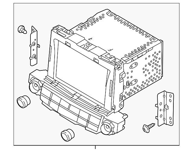 96560D32114X GPS Navigation System 20162018 Hyundai Tucson