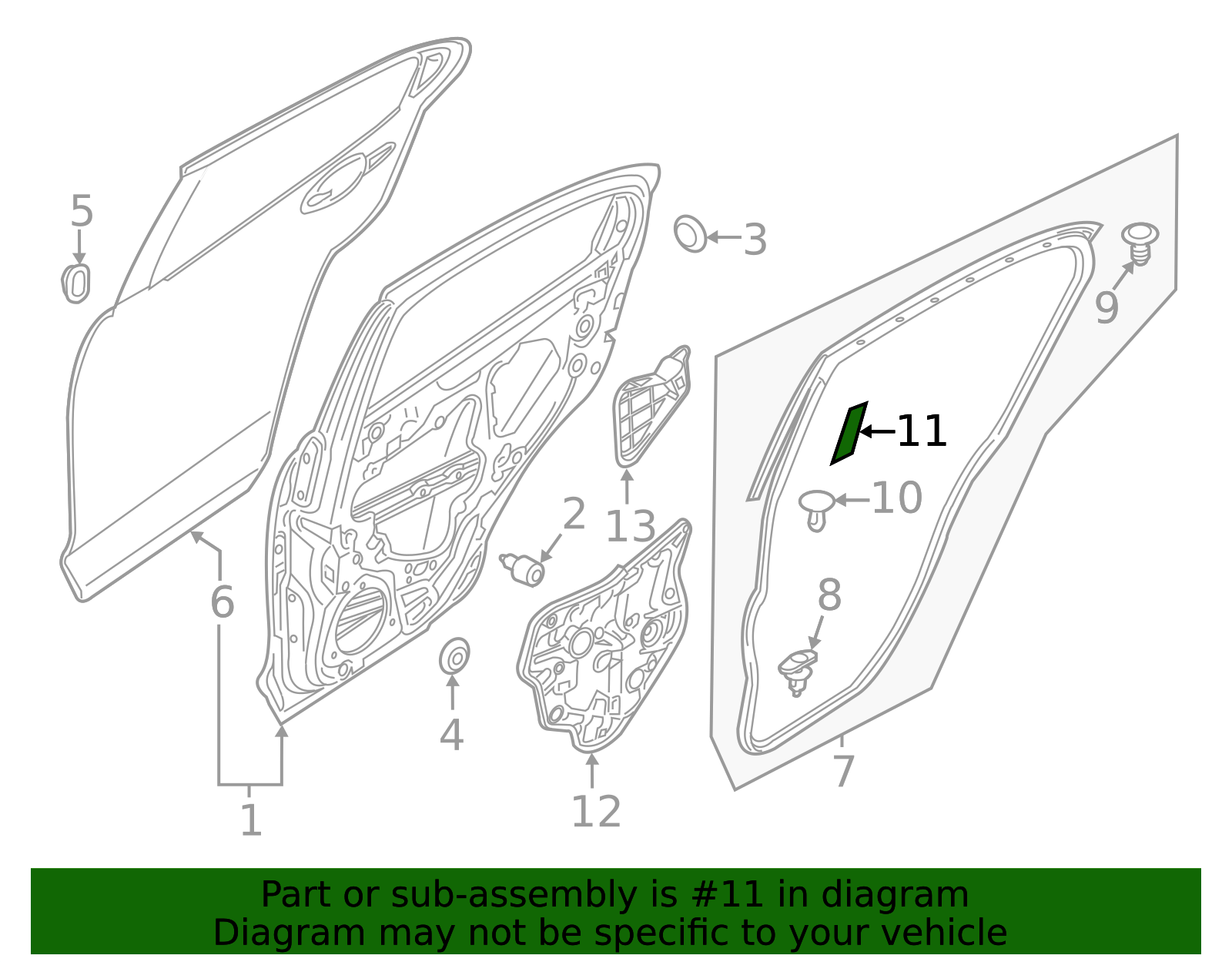 Door Weather-Strip Fastener - Scion (90118-WB823)