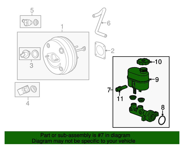 15844166 Cylinder New OEM Part From GM Parts Direct GM Parts Store