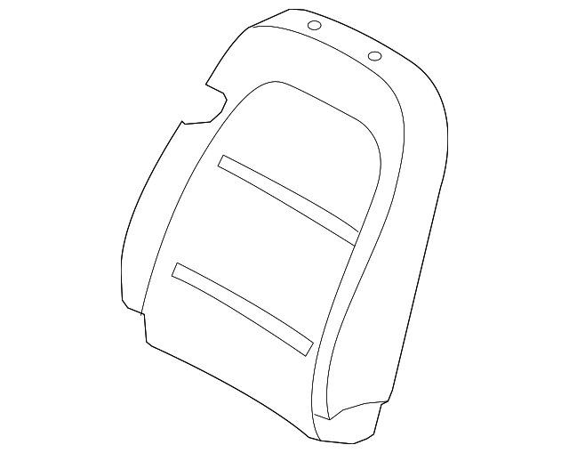Genuine Hyundai 88380-3L800-B9L Seat Back Covering Front Genuine Hyundai 88380-3L800-B9L Seat Back Covering Front
