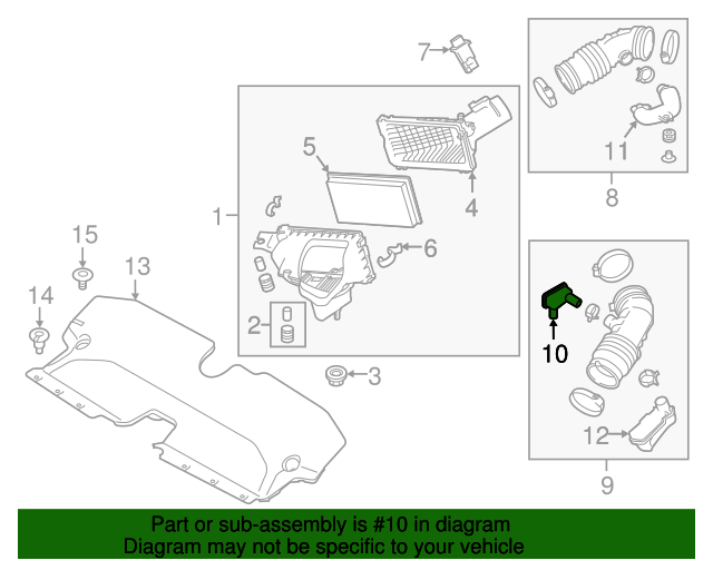 20142015 Infiniti Q50 Resonator 165854GB0B Genuine Infiniti Parts