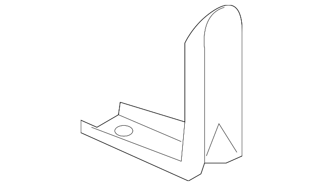 Passenger Side Rear Seat Hinge Bracket - GM (89041687)
