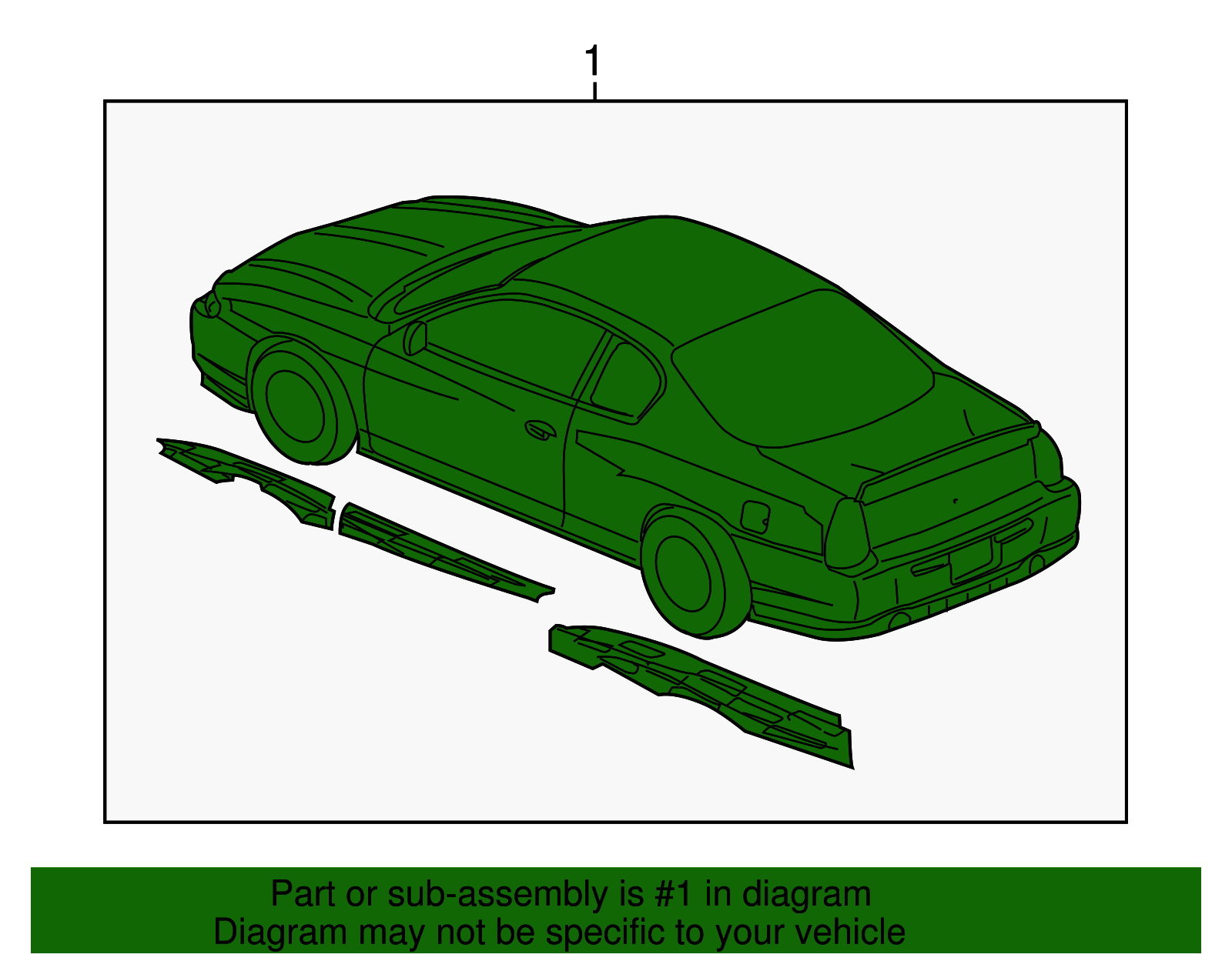 Decal, F/Fdr (Left-hand) - GM (88898755)