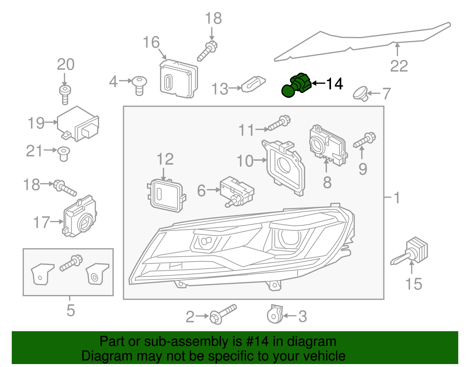 Turn Signal Light Bulb - Volkswagen (N-107-331-04)