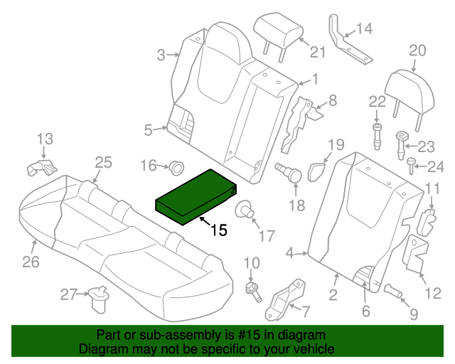 20082010 Subaru Impreza Armrest 64380FG010JI Subaru Parts Store