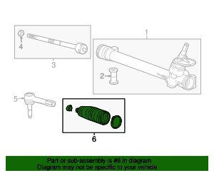 ACDelco GM Genuine 15254057 Rack And Pinion Boot Kit With Clamps - Steering Gear Repair