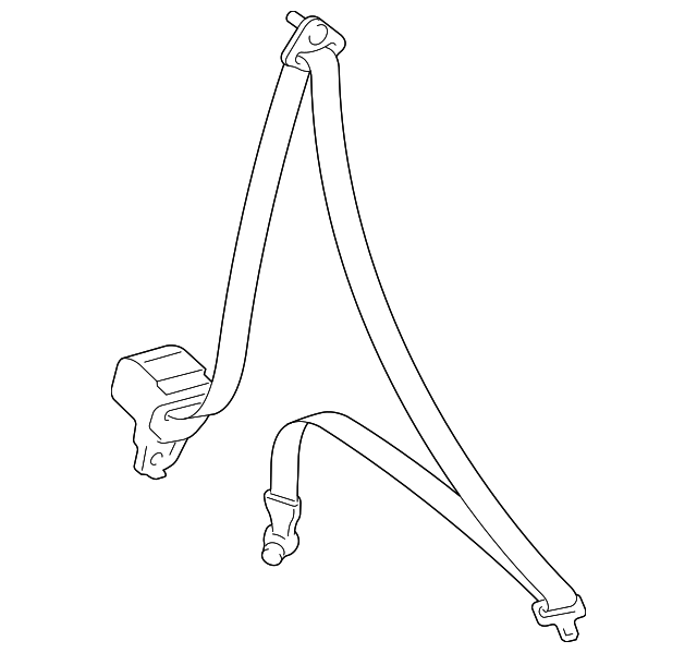 20092012 Mazda 6 Belt B (R) Pretensioner GSYL57L30A30