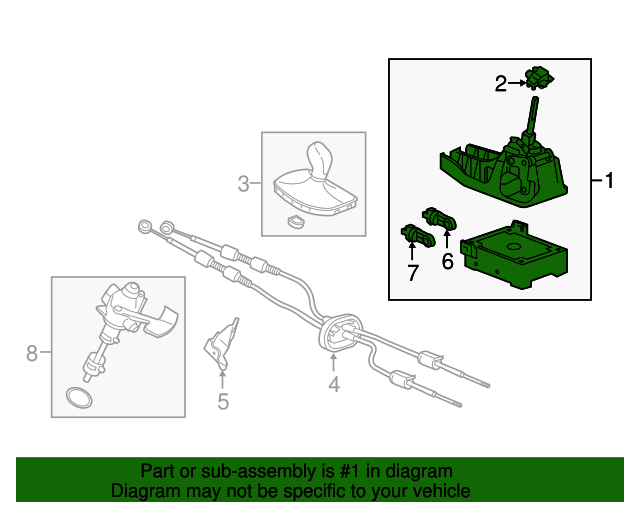 55486394 GM Manual Transmission Shifter Assembly GM Parts Store