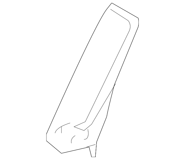 Molding Assembly-W/S Side Garnish                 *Ebony - GM (10369091)