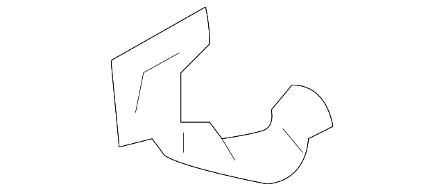 Rear Side Door Sill Trim Plate Bracket - GM (15076278)