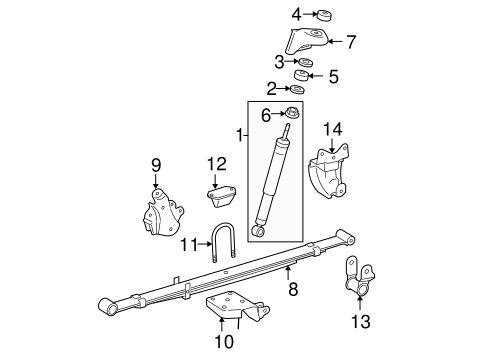 Rear Suspension for 2012 Toyota Tacoma | Sparks Parts