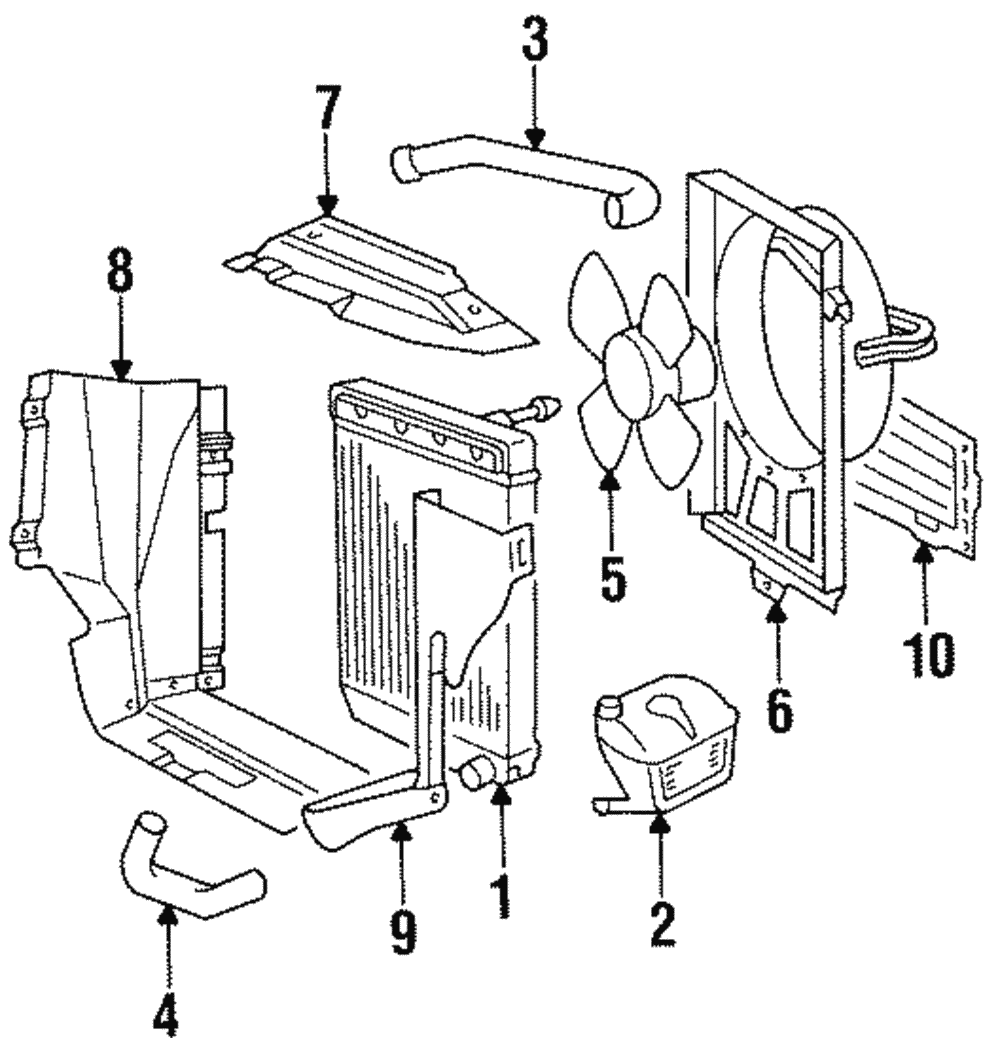 Fan & Motor - Volkswagen (893-906-232)