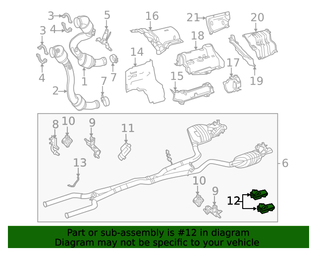 2909064000 Exhaust Control Valve Actuator 20172023 MercedesBenz
