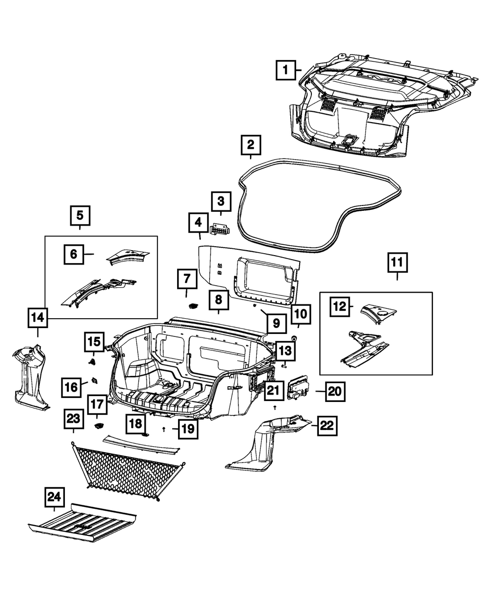 2017-2023 Mopar Charging Port USB 68229847AB | QuirkParts