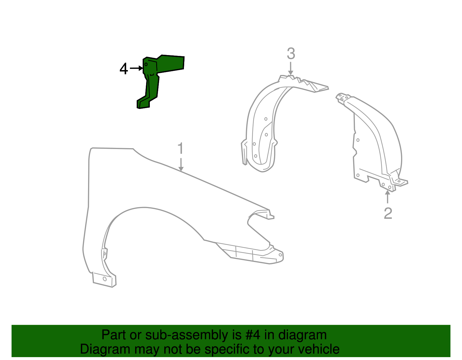 Fender Liner Lower Cover - Ford (YF1Z-16A556-AA)