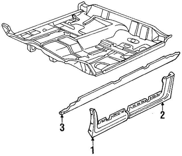 19921997 Cadillac Seville Ground Effects 3637053