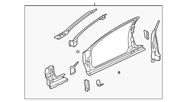Frame Assembly, S/D Opg (Right-hand) - GM (12335380)