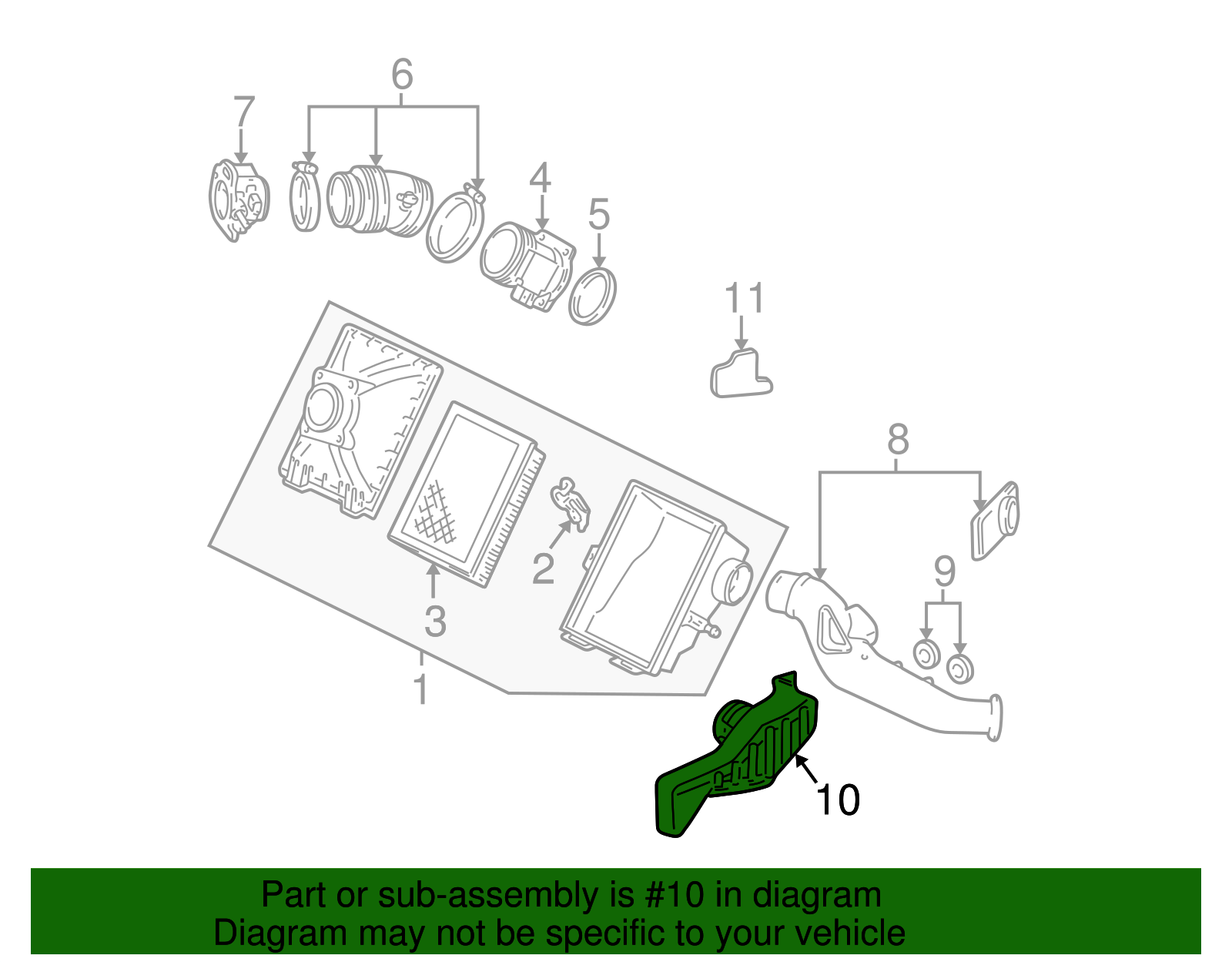 Resonator Assembly - Ford (YF1Z-9F763-AA)