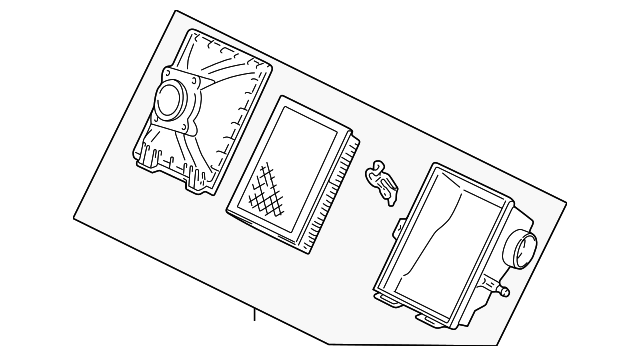Air Cleaner Assembly - Ford (YF1Z-9600-AA)