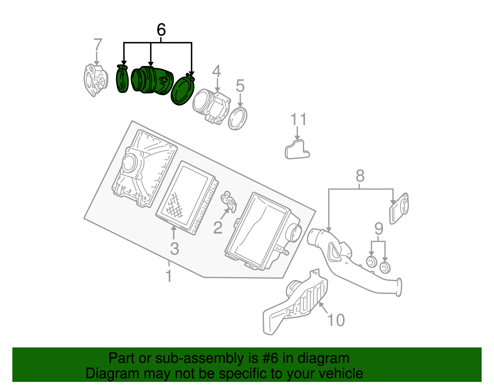 Outlet Tube - Ford (YF1Z-9B659-AA)