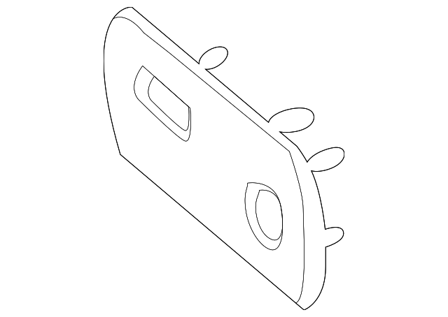 Seat Switch Panel Bezel - GM (88935016)