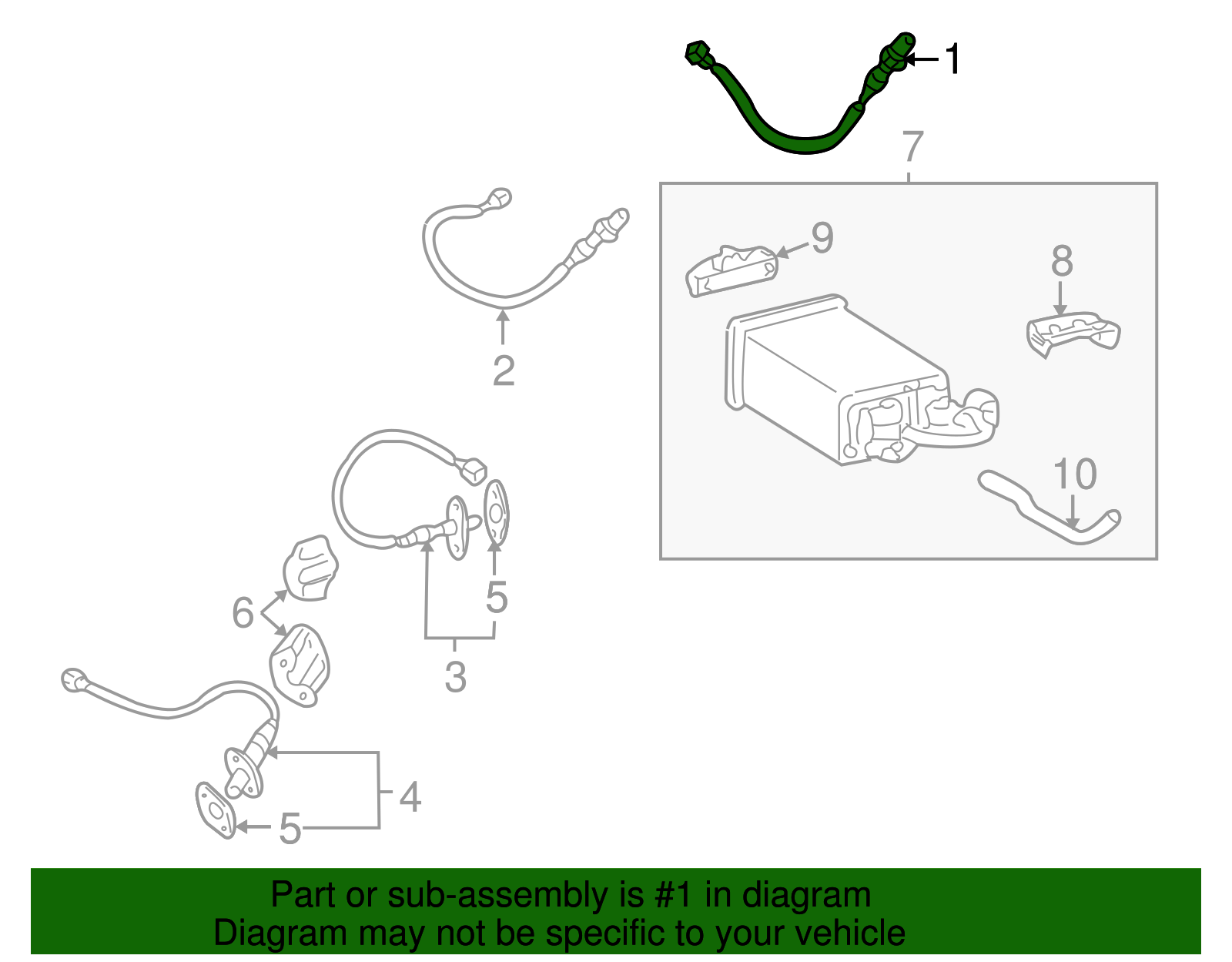 Oxygen Sensor - Toyota (89465-0C150)