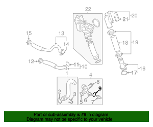 WHT-002-287-C - Engine Coolant Temperature Sensor O-Ring 2010-2018 Audi ...