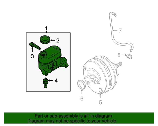20092014 Ford Master Cylinder 9C2Z2140D Varsity Ford