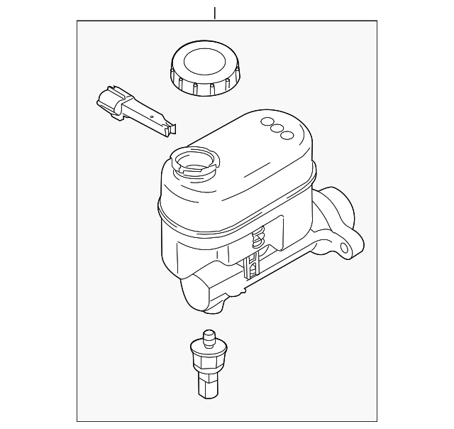 20092014 Ford Master Cylinder 9C2Z2140D Varsity Ford
