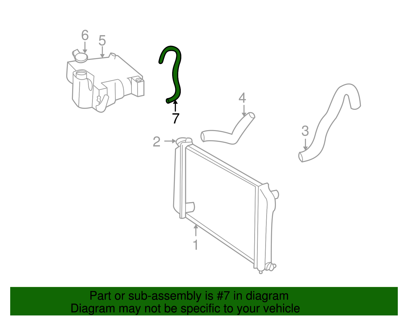Overflow Hose - Buick (25793412)