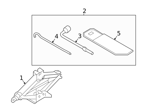 Jack & Components for 2022 Hyundai Tucson | Hyundai OEM Parts Direct
