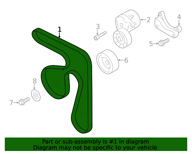 23780AA200 Serpentine Belt 20192023 Subaru Forester Quick Subaru Parts