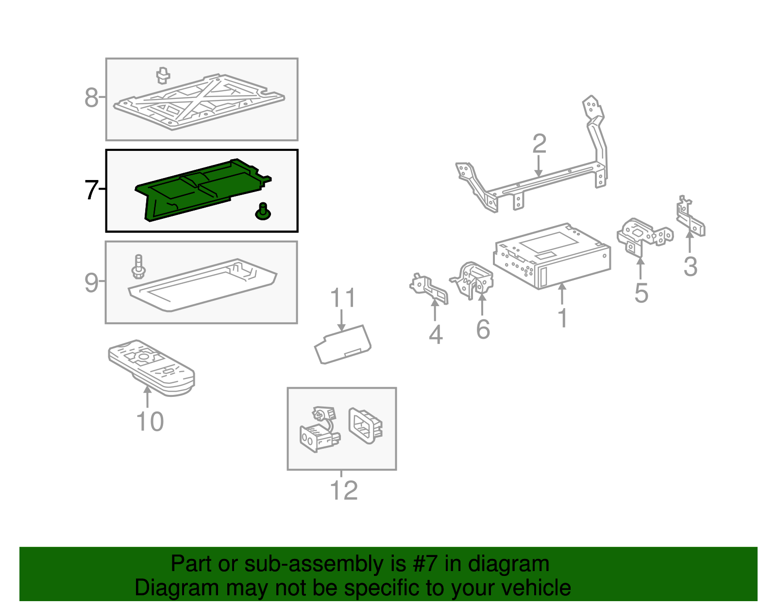Display Unit - Toyota (86680-45110-E0)