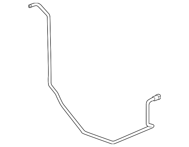 Automatic Transmission Auxiliary Fluid Cooler Outlet Line - Cadillac (84132342)