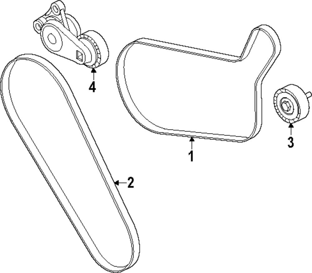 Motorcraft™ Accessory Drive Belt Idler Pulley - Ford (YS-397)