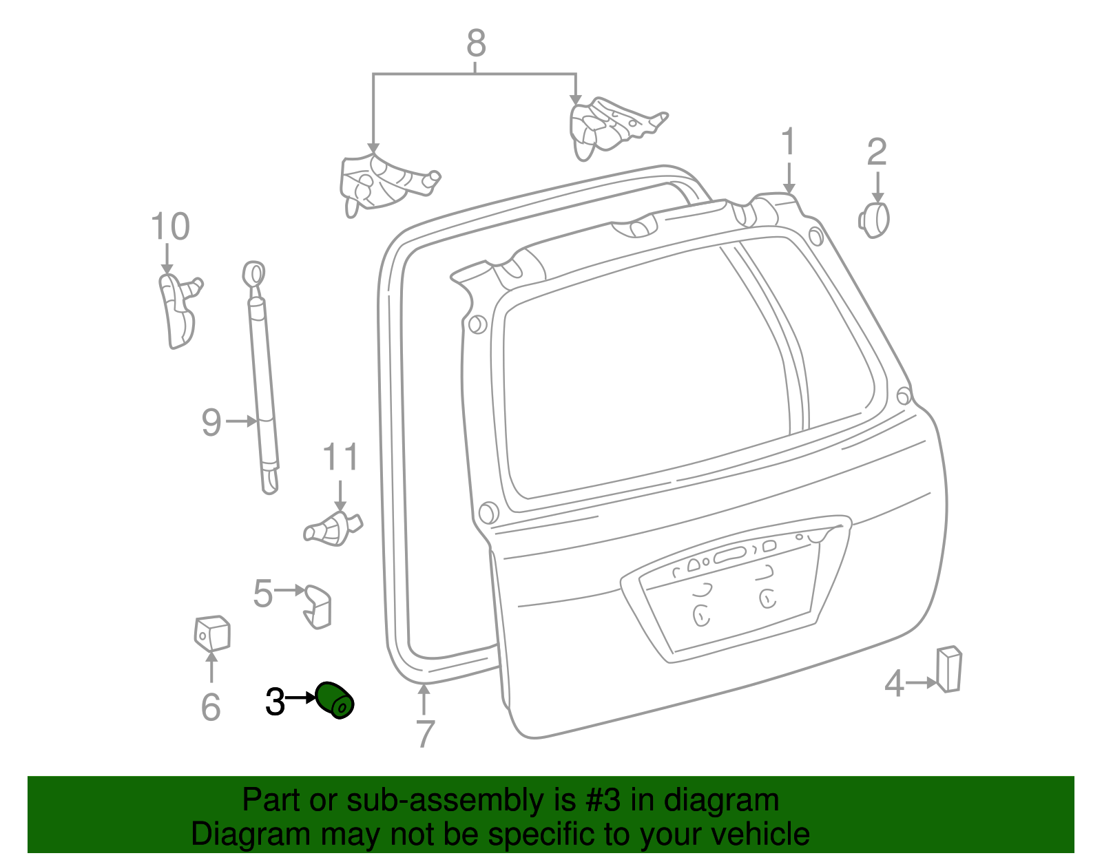Bumper, Front S/D - GM (94855125)