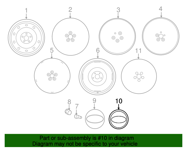 20062013 Subaru Subaru Legacy Outback Forester Impreza Alloy Wheel