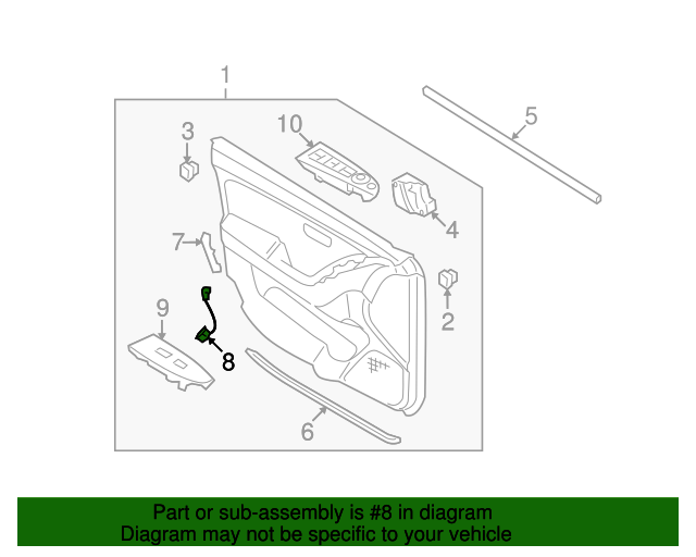 20072010 Hyundai Elantra Trunk Switch 935552H0004W OEM Parts Online