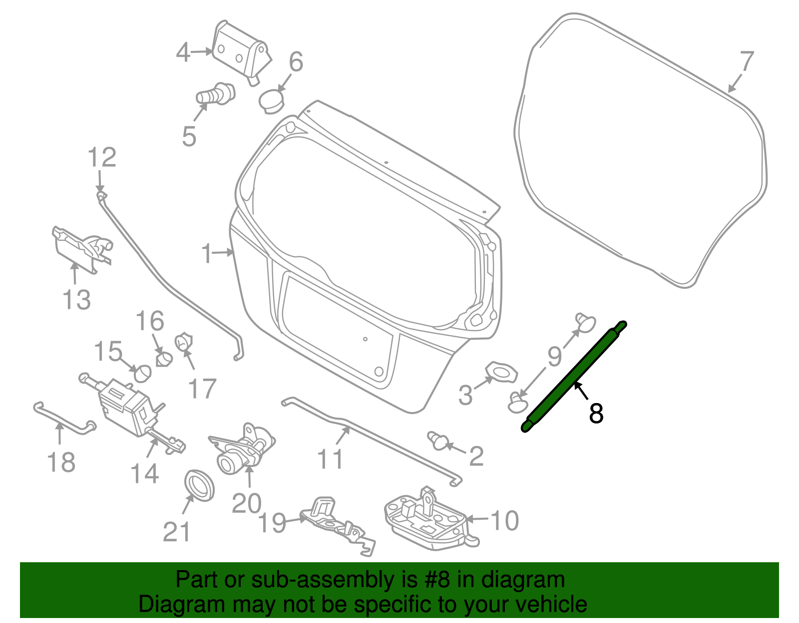 Strut - GM (96540939)
