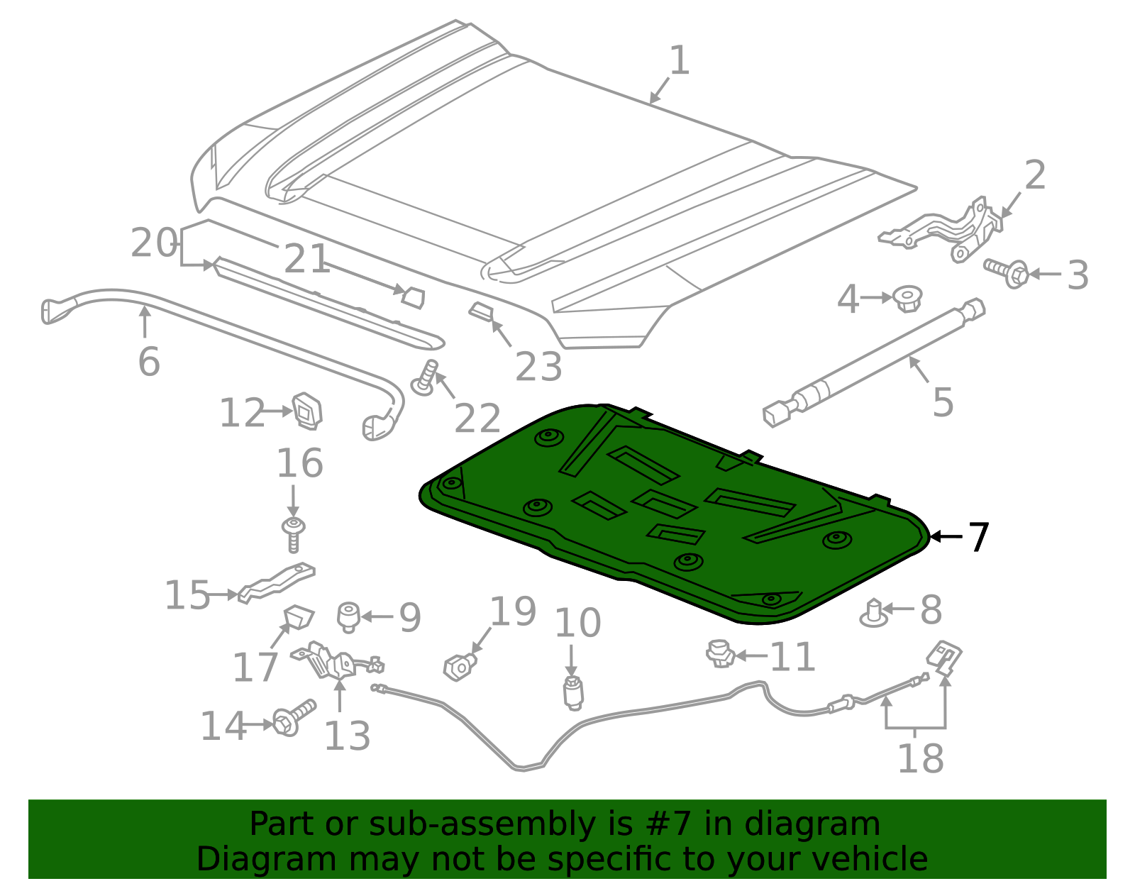 Hood Insulator - GM (84391125)